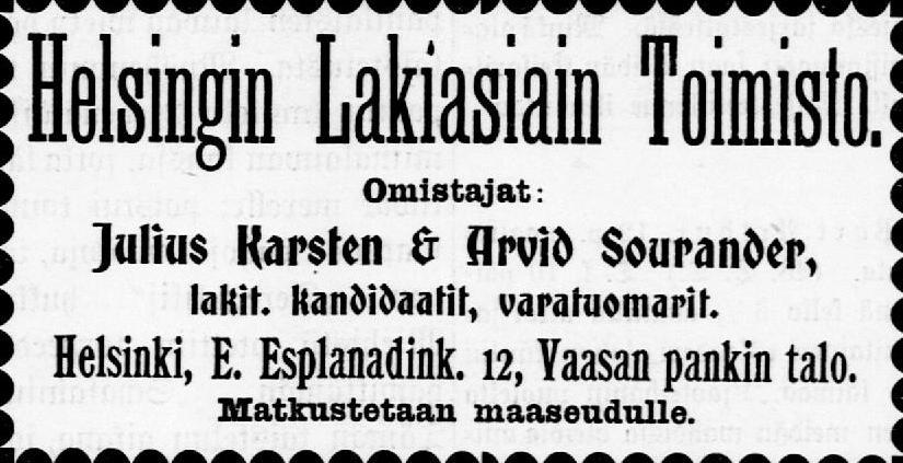 15.03.1904 Pohjois-Karjala no 31 Kansalliskirjaston digitoidut aineistot