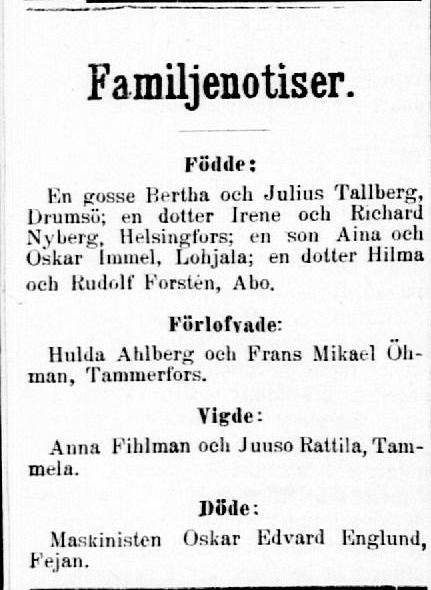18.08.1894 Wasa Tidning no 66 Halfveckoupplaga Kansalliskirjaston digitoidut aineistot