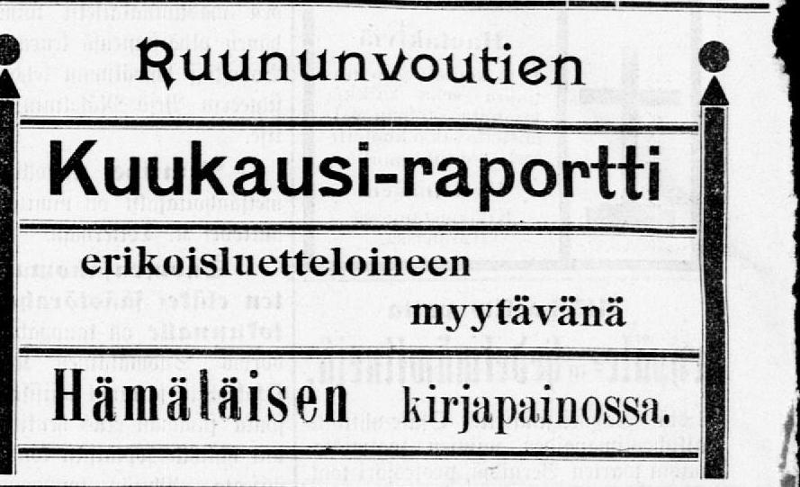 06.03.1901 Hämäläinen no 19 Kansalliskirjaston digitoidut aineistot