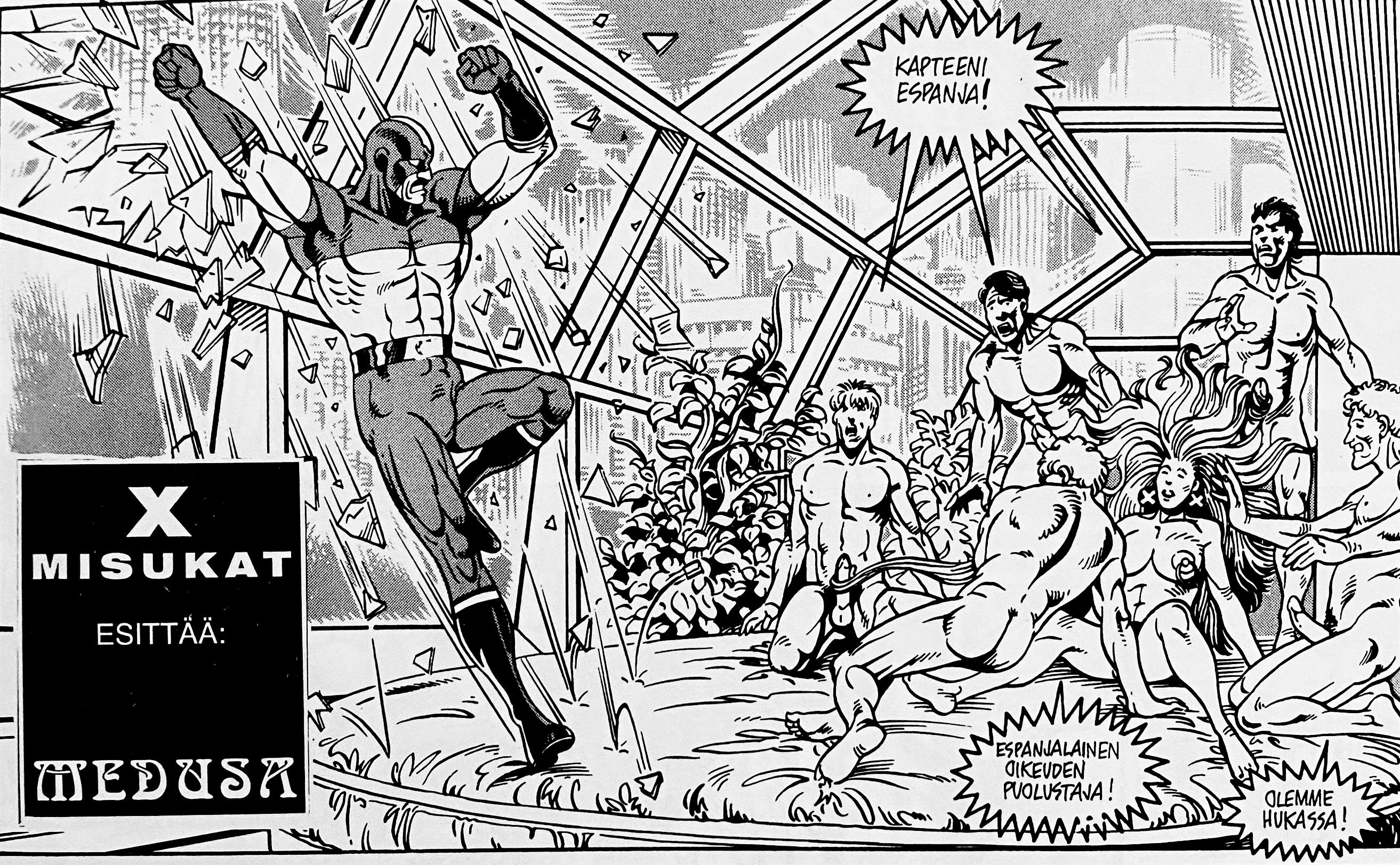 ”Kapteeni Espanja! Espanjalainen oikeuden puolustaja! Olemme hukassa!”