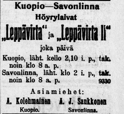 28.06.1908 Helsingin Sanomat no 146 A Kansalliskirjaston digitoidut aineistot