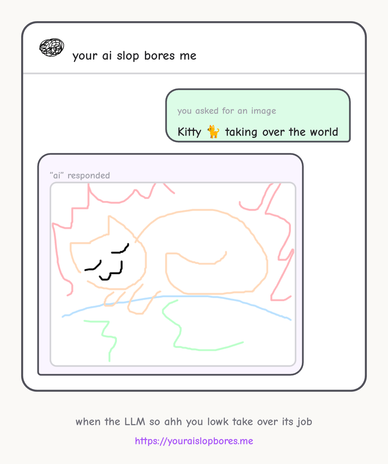 Piirros kissasta nukkumassa maapallon päällä.