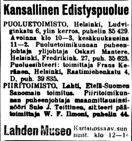 04.02.1932 Etelä-Suomen Sanomat no 13 Kansalliskirjaston digitoidut aineistot