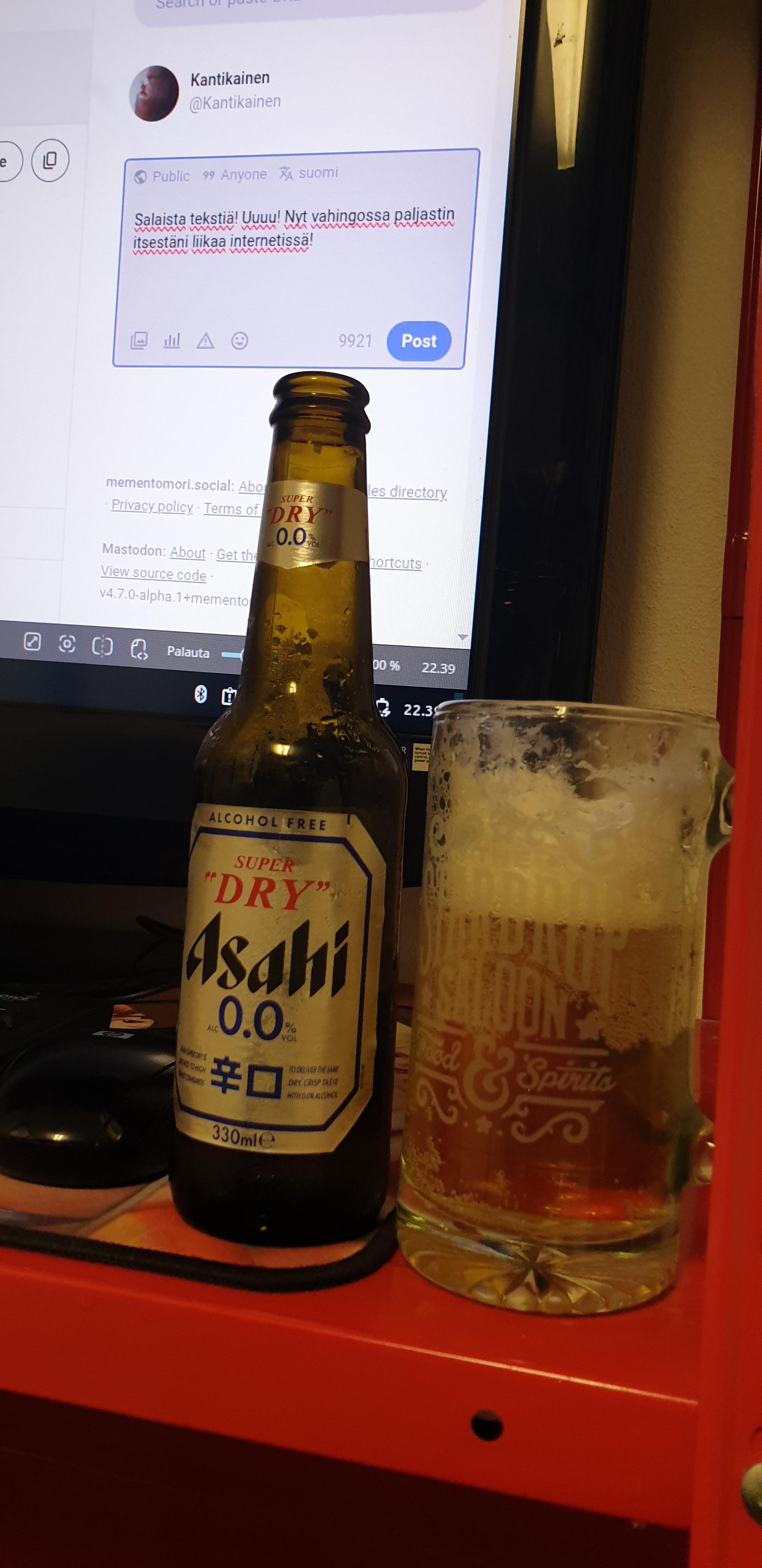 not sponsored by asahi!