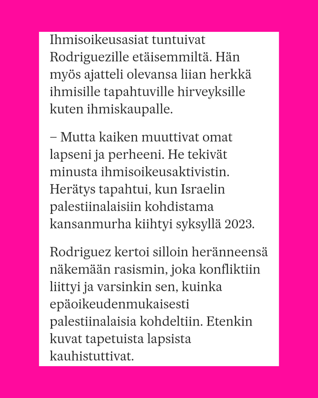 Kuvakaappaus lehtijutusta.